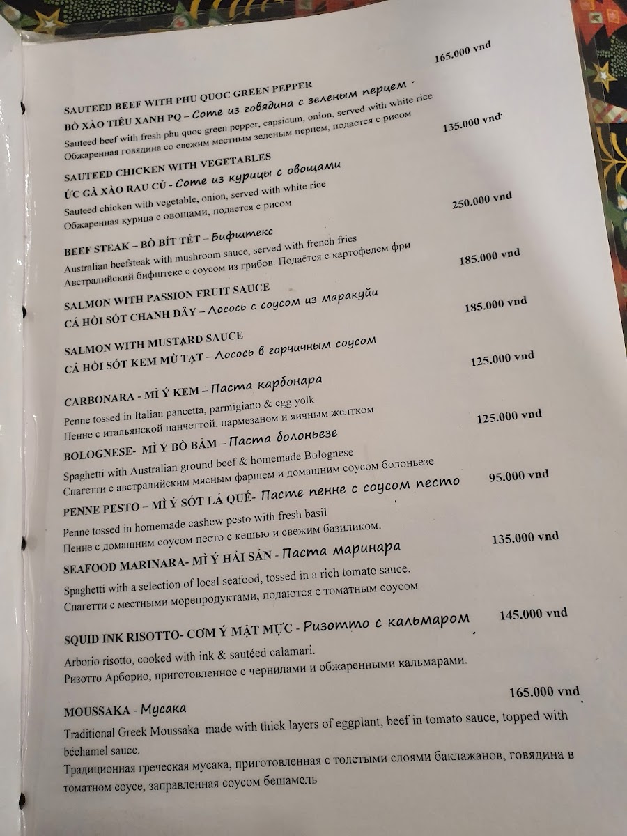 Menu Restaurant Eat Pray Love Phu Quoc-6